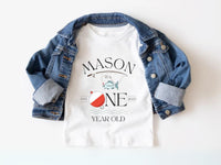 Personalized O-FishAlly-One Bobber Tee - Fishing 1st Birthday