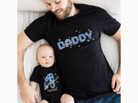 Personalized Moon Crater Birthday Shirt