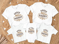 Western 1st Birthday Tees - First Rodeo Theme