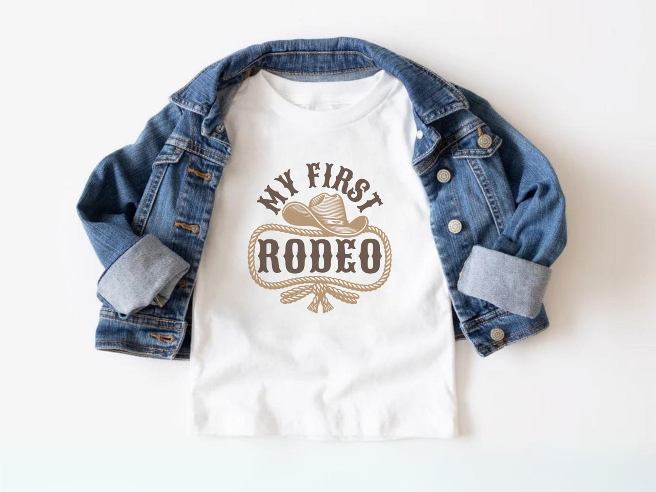Western 1st Birthday Tees - First Rodeo Theme