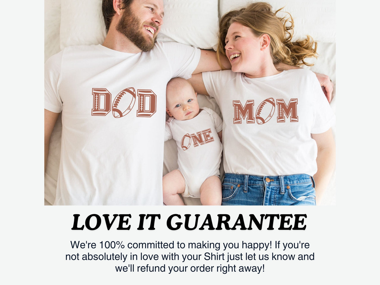 First Year Down - Football 1st Birthday Tee