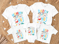 Colorful O-Fish-Ally One - Fish Theme Birthday Shirts