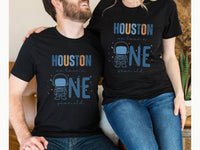 Retro Houston We Have a One Year Old - Space Theme Tshirt