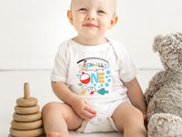 Colorful O-Fish-Ally One - Fish Theme Birthday Shirts