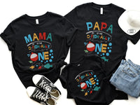 Colorful O-Fish-Ally One - Fish Theme Birthday Shirts