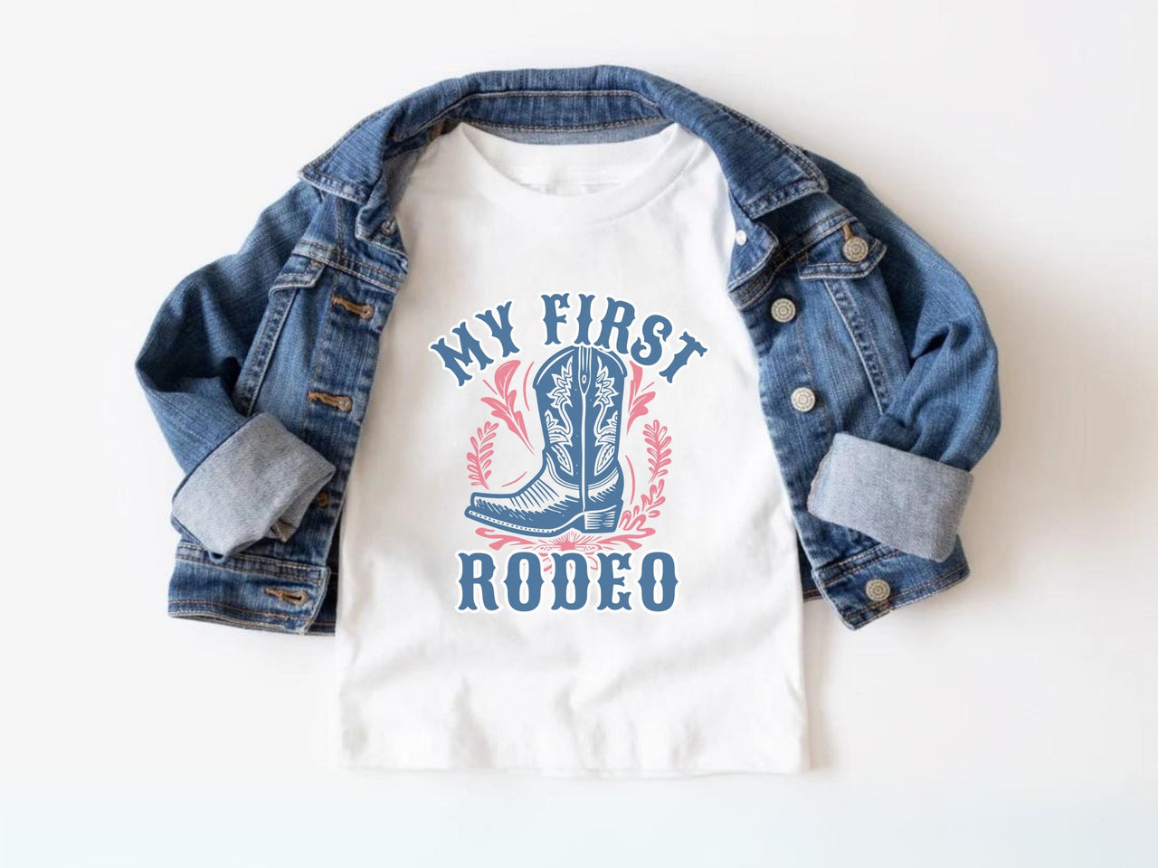 Cowboy Boots - Rodeo Mama Dada Matching Tees