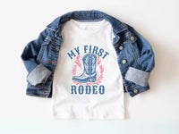 Cowboy Boots - Rodeo Mama Dada Matching Tees