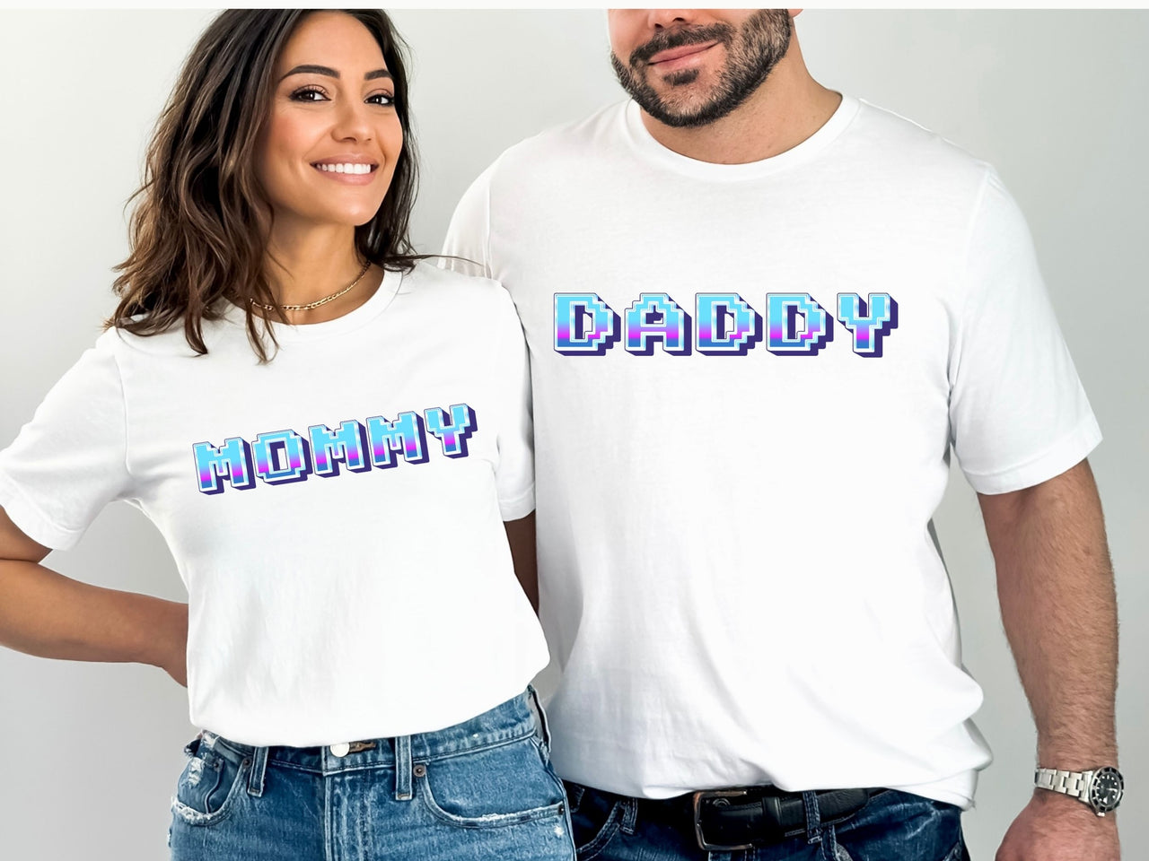 Retro Cosmic Family Matching First Birthday Shirts