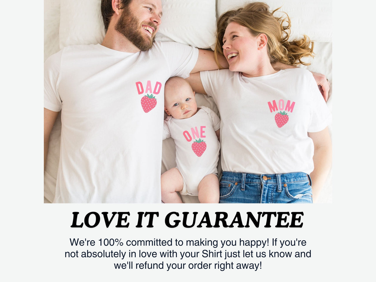 Cute Strawberry Pocket Design - Berry First Birthday Tee