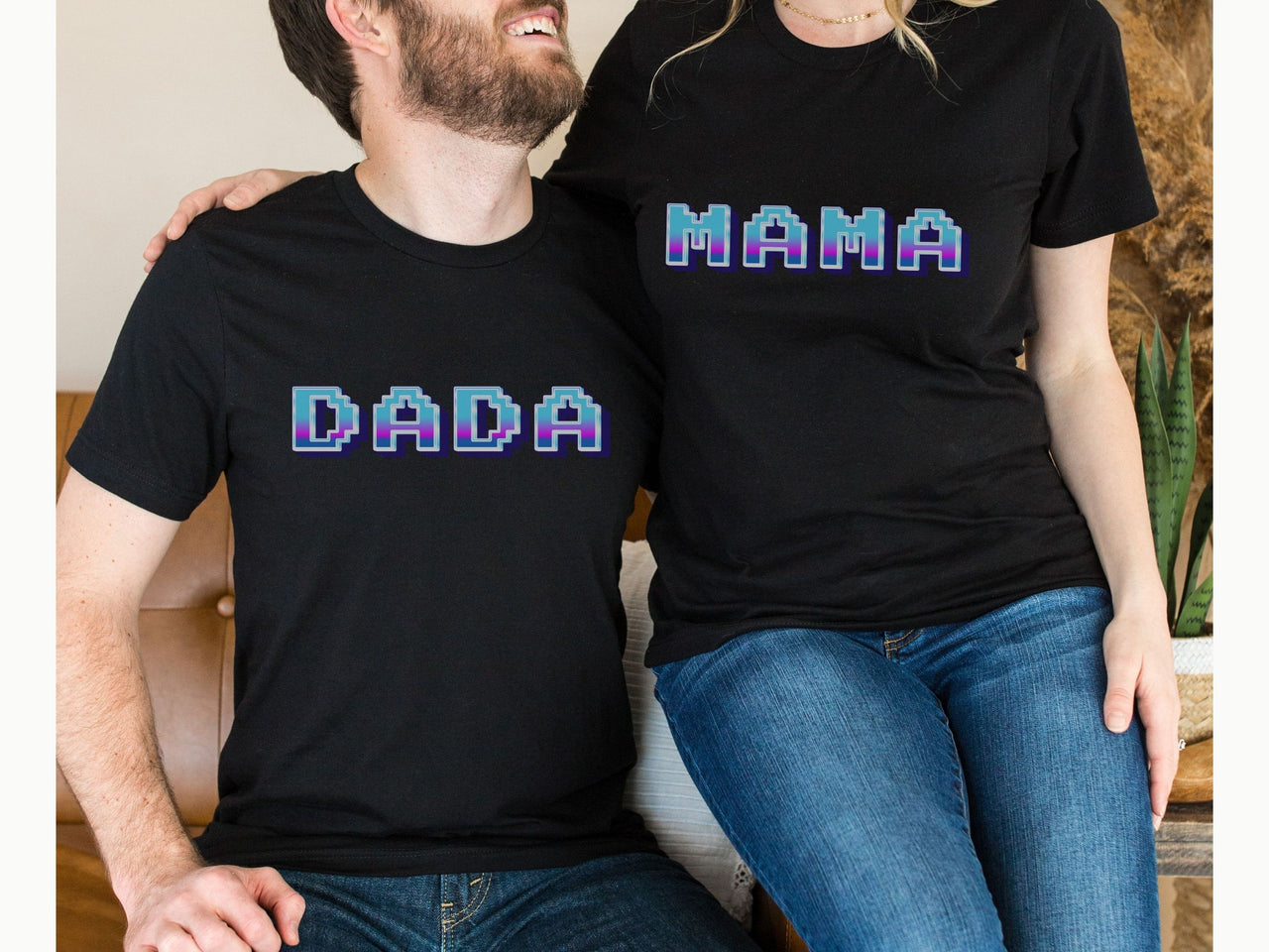 Retro Cosmic Family Matching First Birthday Shirts