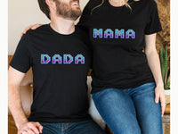 Retro Cosmic Family Matching First Birthday Shirts