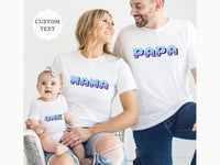 Retro Cosmic Family Matching First Birthday Shirts