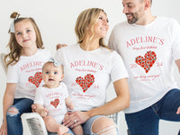 Personalized Strawberry Heart Birthday Shirt