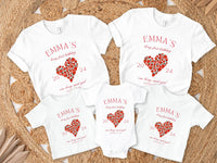 Personalized Strawberry Heart Birthday Shirt