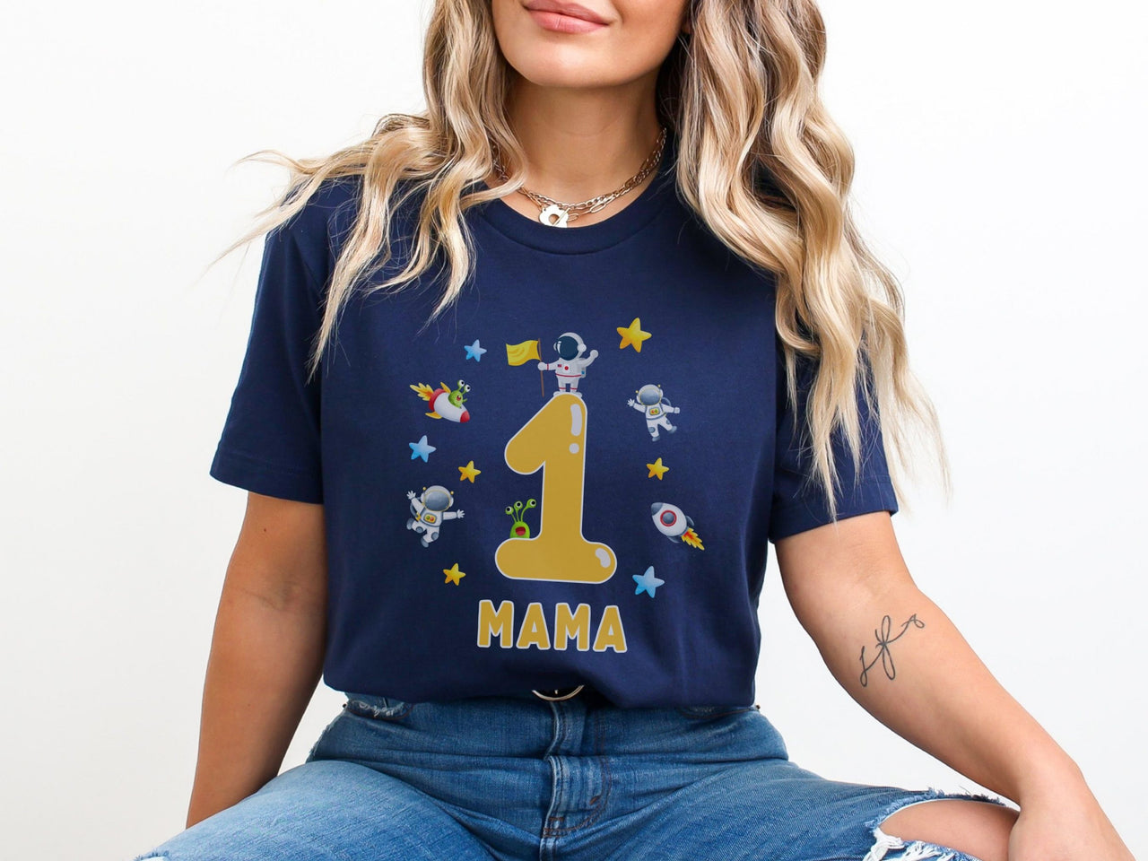 Custom Space Birthday Shirt – First Trip Around the Sun