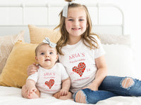 Personalized Strawberry Heart Birthday Shirt