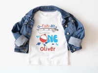 Personalized O-FishAlly-One Birthday Shirt