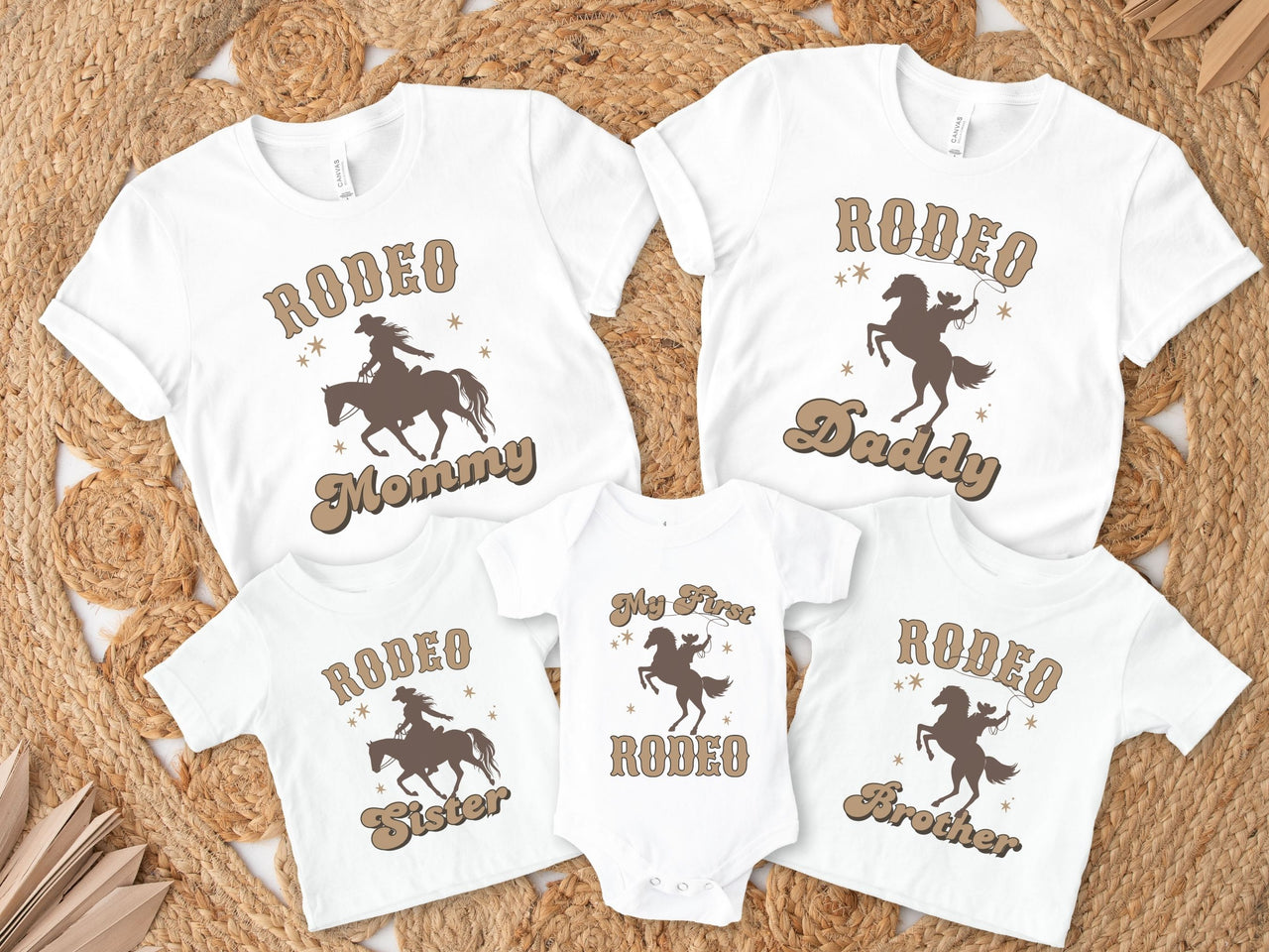 My First Rodeo - Family Matching 1st Birthday Shirts