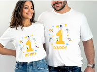 Custom Space Birthday Shirt – First Trip Around the Sun