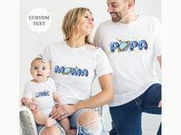 Planet Theme First Birthday Shirts with Moon Letters