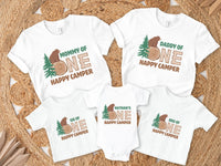 Personalized One Happy Camper Birthday Shirt