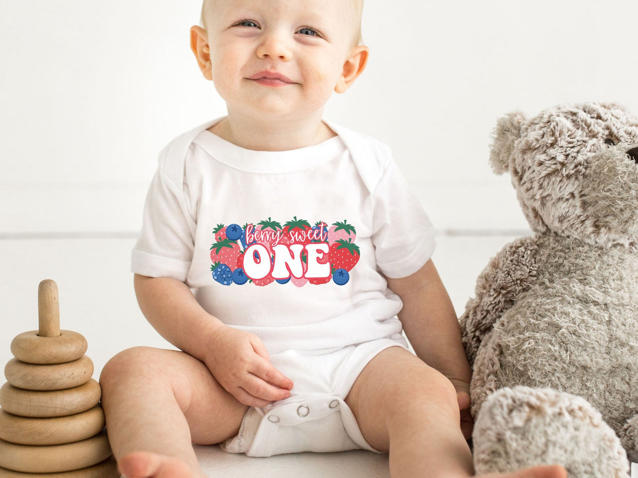 Mixed Berries Tees - Berry First Birthday