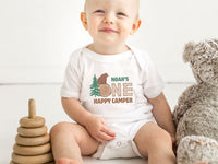 Personalized One Happy Camper Birthday Shirt