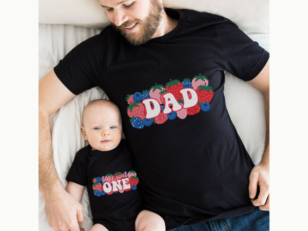 Mixed Berries Tees - Berry First Birthday