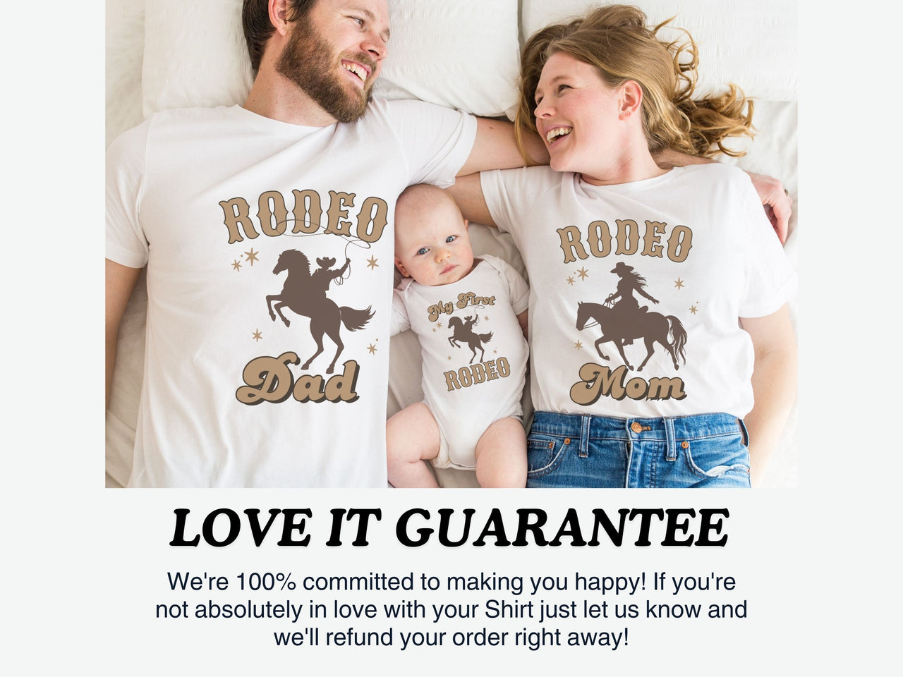My First Rodeo - Family Matching 1st Birthday Shirts