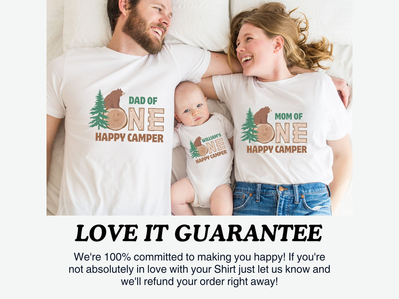 Personalized One Happy Camper Birthday Shirt
