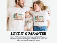 Personalized One Happy Camper Birthday Shirt