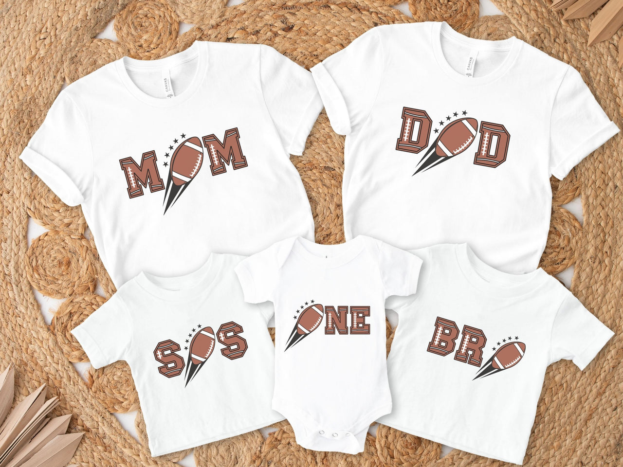 Rocket Football Tee - Football Theme 1st Birthday