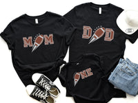 Rocket Football Tee - Football Theme 1st Birthday