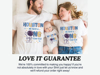 Houston We Have a One Year Old Family Matching Birthday Shirt