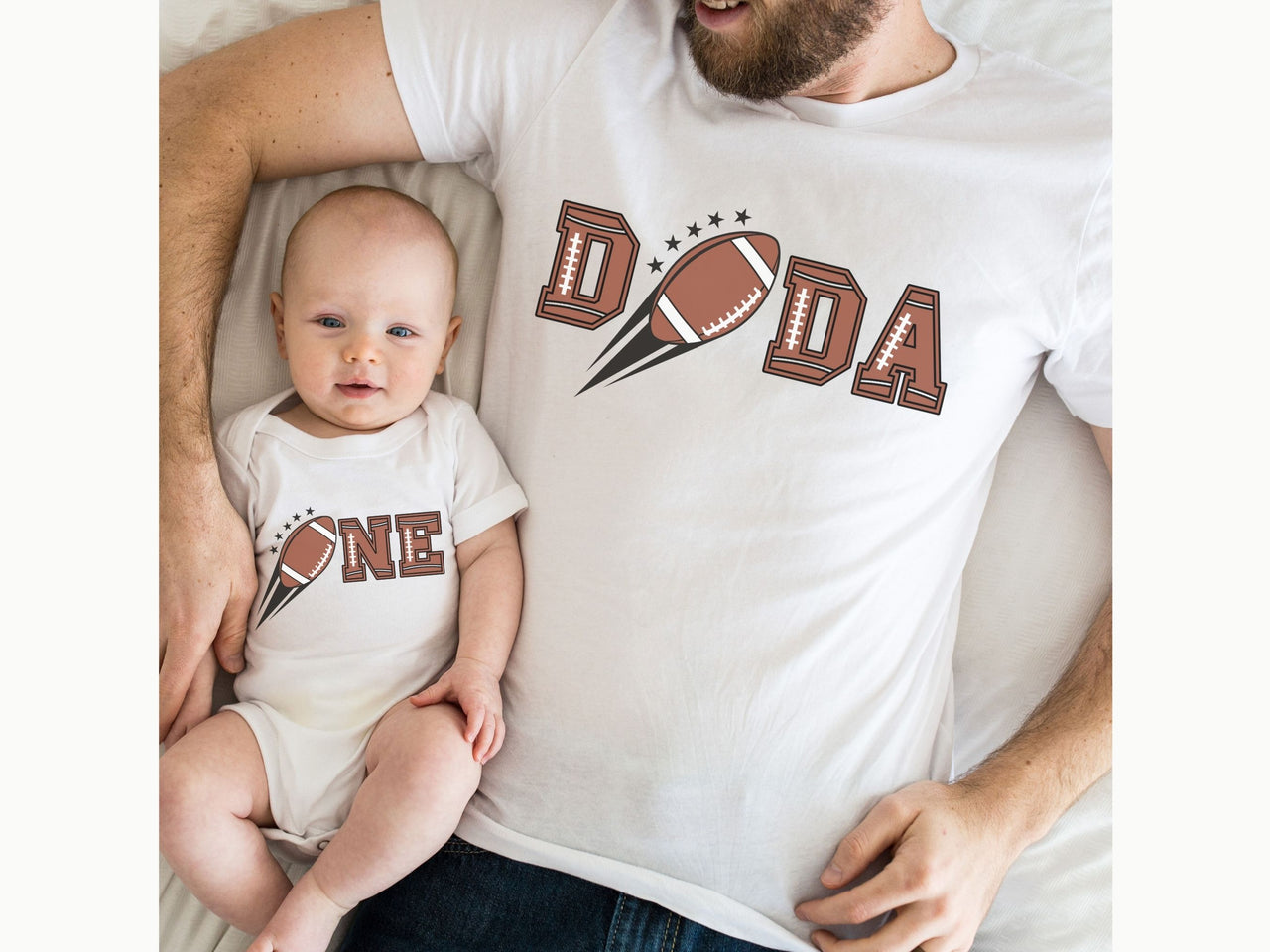 Rocket Football Tee - Football Theme 1st Birthday