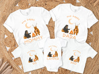 Animals Camping Under The Moonlight - 1st Birthday Shirt