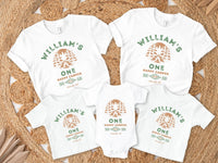 Personalized Camp Fire Tee - Camping Theme 1st Birthday