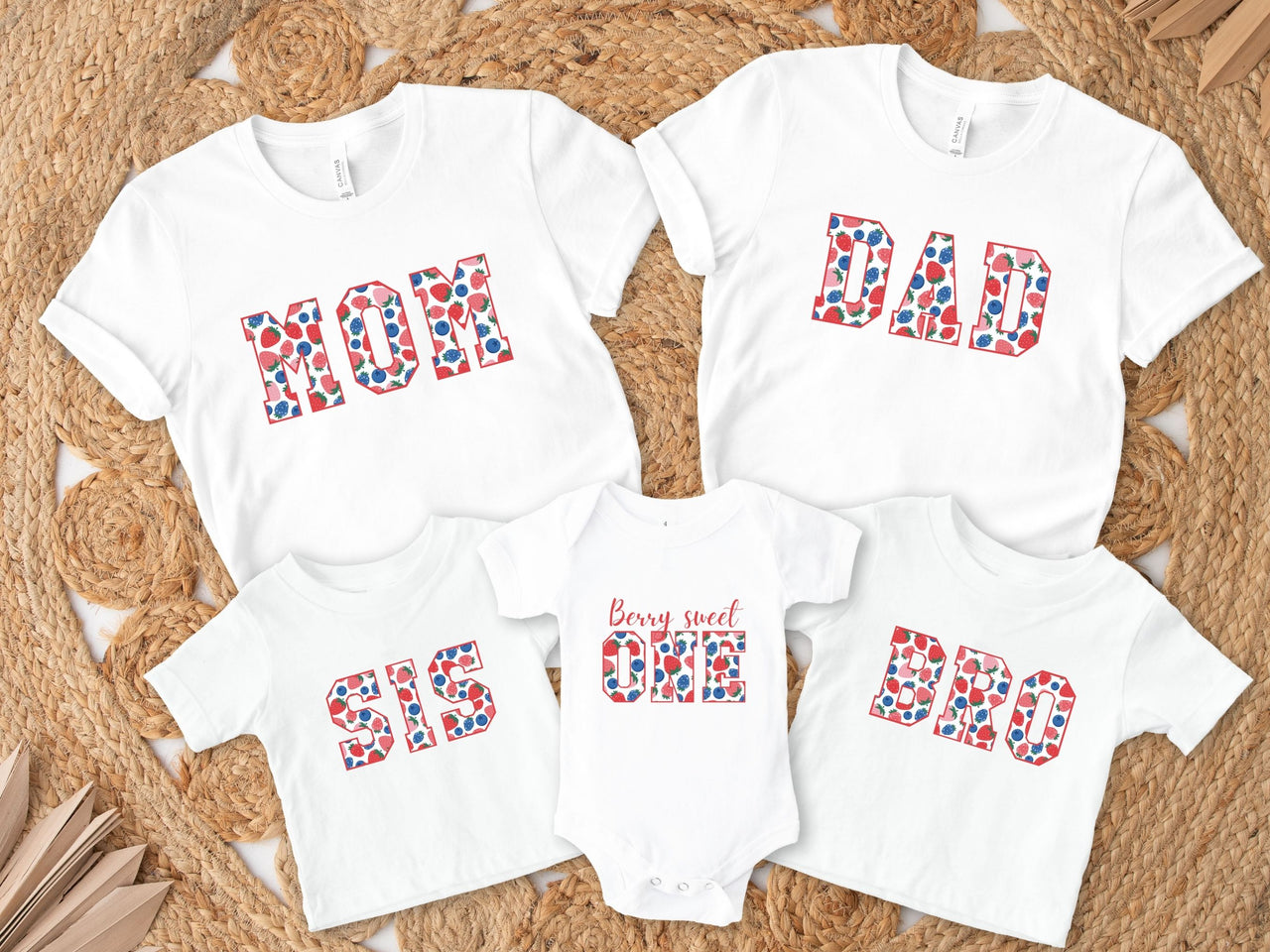 Mixed Berries Family Matching Shirts