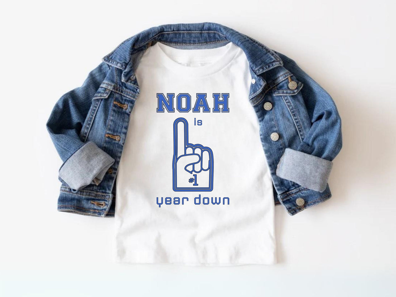 Personalized #1 Fan Birthday Shirt – One Year Down Game Day Tee