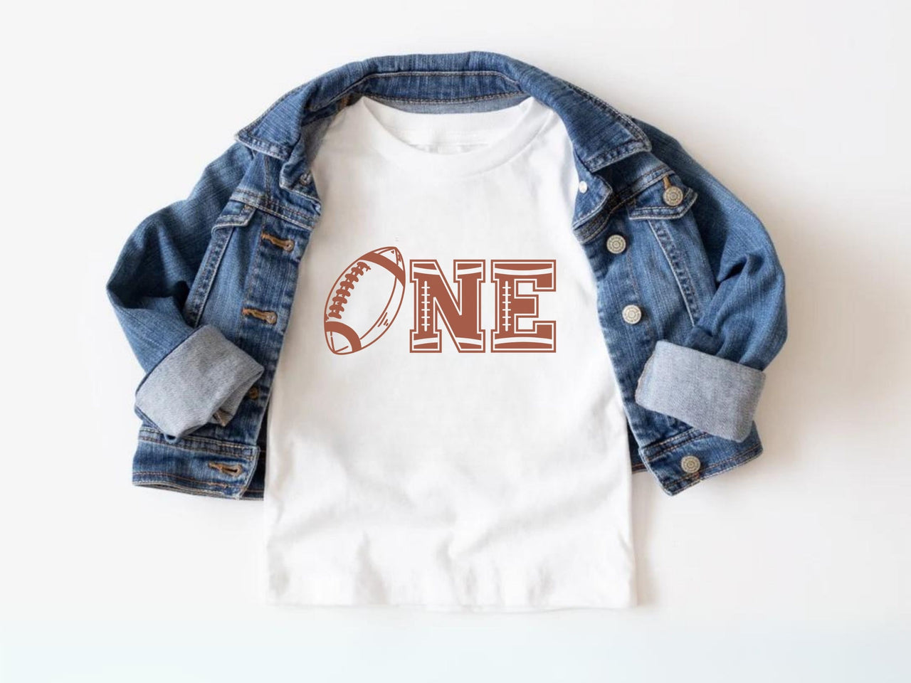 First Year Down - Football 1st Birthday Tee