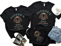 Personalized Camp Fire Tee - Camping Theme 1st Birthday