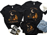 Animals Camping Under The Moonlight - 1st Birthday Shirt