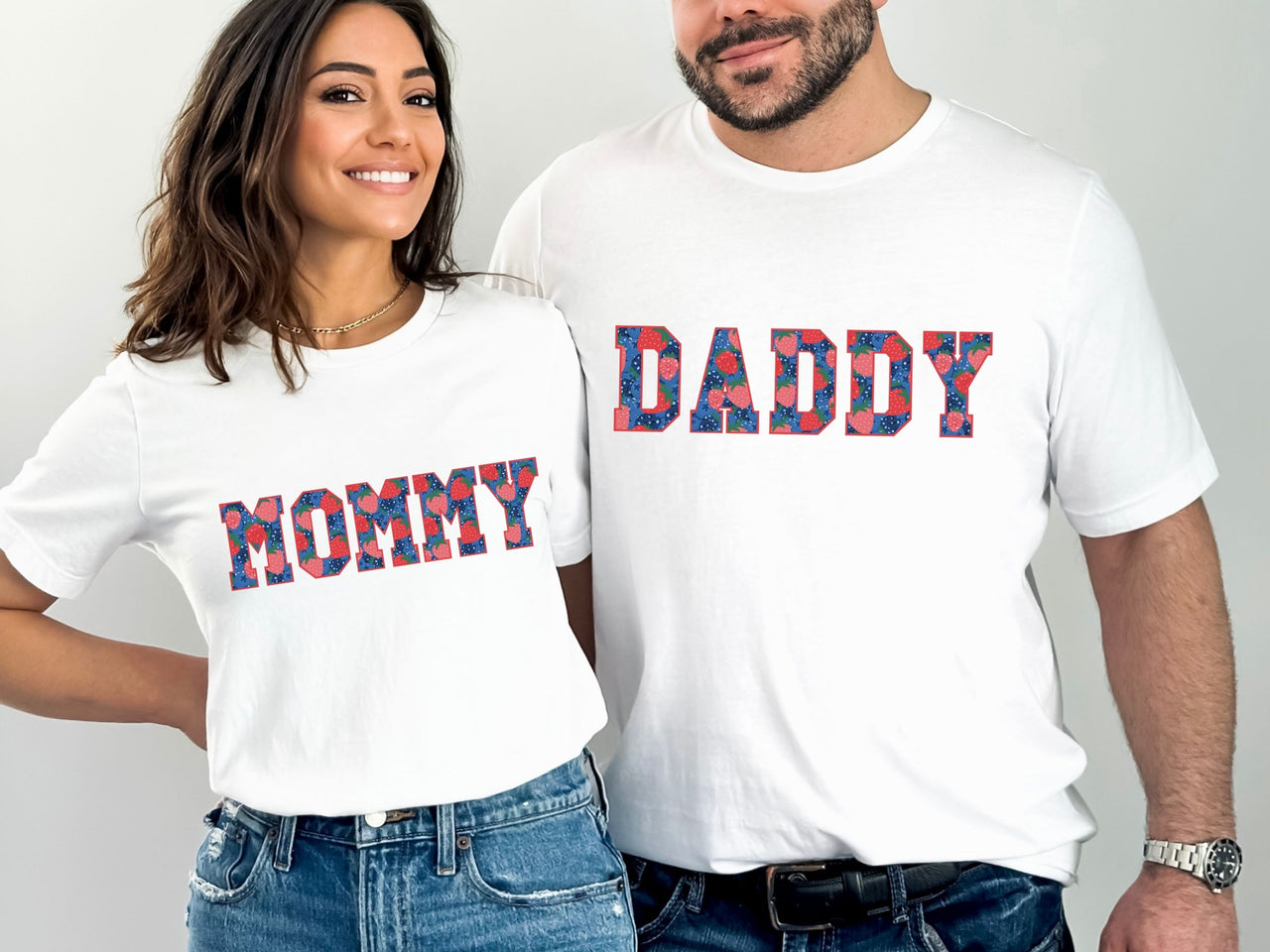 Mixed Berries Textured Font Birthday Tees