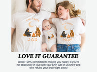 Animals Camping Under The Moonlight - 1st Birthday Shirt
