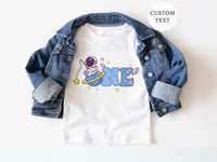 Astronaut Fishing - Space Theme Birthday Tee