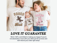 Pink & Brown Rodeo Theme First Birthday Tees