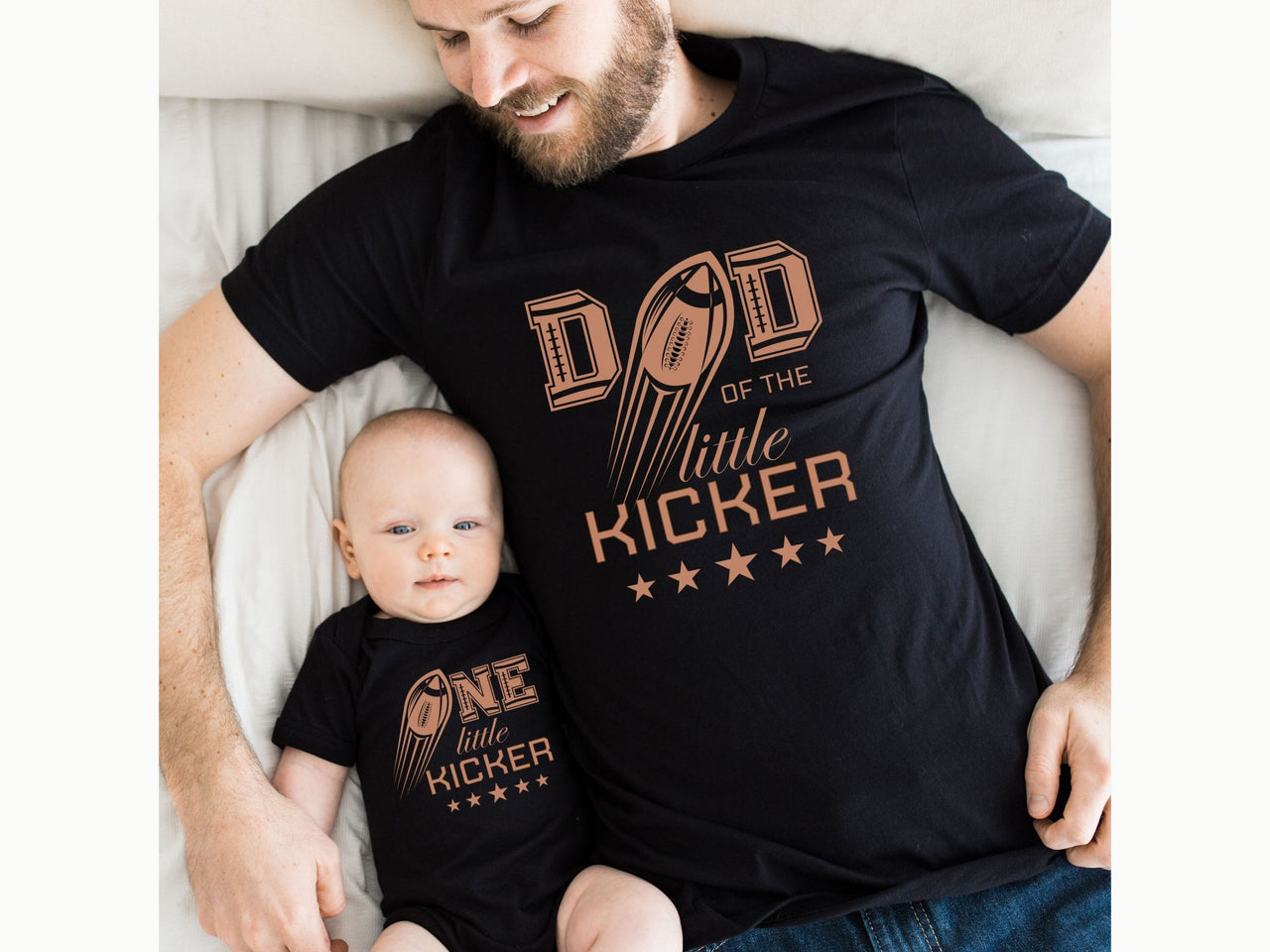 One Little Kicker - Football 1st Birthday Tee