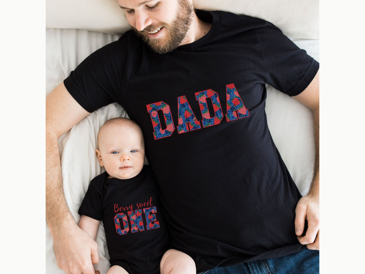 Mixed Berries Textured Font Birthday Tees