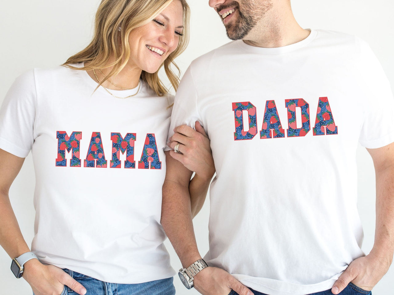 Mixed Berries Textured Font Birthday Tees