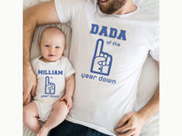 Personalized #1 Fan Birthday Shirt – One Year Down Game Day Tee